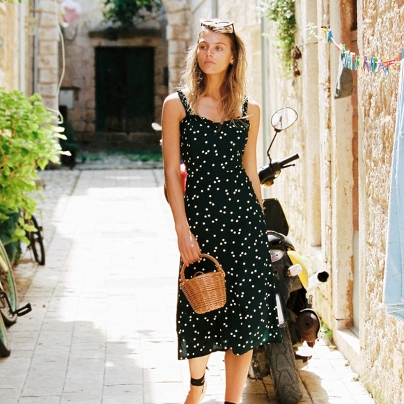 faithfull gizele midi dress